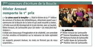 Extrait Journal de Sartrouville juillet août 2012